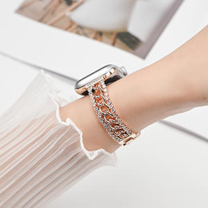 Correa de Reloj de Acero Inoxidable con Diseño de Mezclilla para <span class=keywords><strong>Apple</strong></span> <span class=keywords><strong>Watch</strong></span> 10/9/<span class=keywords><strong>8</strong></span>/7/6/5/4/3/2/1, Transpirable - Product Image 2