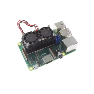 HT Raspberry Pi 3B + พัดลมระบายความร้อน 5v 3010 3B/3B + พัดลมระบายความร้อน Raspberry Pi แบบเงียบ, พัดลมระบายความร้อนแบบคู่ - Product Image 3