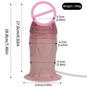 FAAK - Tapón Anal con Succión, Silicona, Eyaculación Realista, Dildos, Dilatador Anal, Juguetes Sexuales para Mujeres y Hombres - Product Image 6