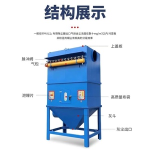เครื่องกรองฝุ่นสำหรับโรงงานอุตสาหกรรม  เครื่องดูดฝุ่นสำหรับงานไม้ - Product Image 2