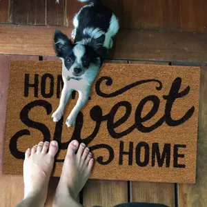 Natuur Coco Kokos Print Deur Mat Met Zware Back Honden Deurmatten Gemakkelijk Te Schoon Entry Mat Mooie Kleur Indoor en Outdoor