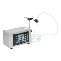 GKF280 Petite machine de remplissage de liquide à commande numérique Remplisseuse électrique de bouteilles de haute précision pour boissons alcoolisées et jus de fruits