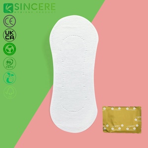 <span class=keywords><strong>Toallas</strong></span> Sanitarias Desechables de Algodón Personalizadas al por Mayor, Ultrafinas, Transpirables, Ecológicas, Sin Alas, Antibacterianas y con Control de Olores - Product Image 1