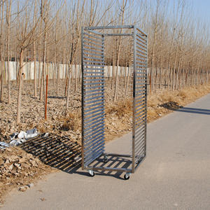 Chariot de four mobile multifonction en acier inoxydable pour cuisines et restaurants commerciaux - Product Image 1