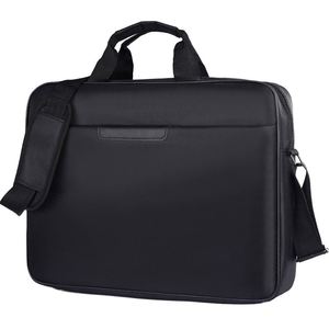 Anti-Theft Waterproof Fingerprint Lock <b>Canvas</b> Black Real Leather Cross Body <b>Bag</b> - Product Image 1