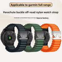Compatible avec Garmin Fenix 7/5X/6X/7X ainsi que avec Timex Ironman Pro et les bracelets en nylon à libération rapide Alpine Loop (22 mm/26 mm)