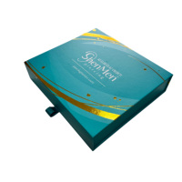 Boîtes d'emballage magnétiques recyclables de luxe, personnalisées en carton avec insert en mousse EVA, pelliculage mat pour cosmétiques, soins de la peau, cadeaux, parfums