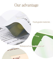 Sachets d'emballage cosmétique YSH en plastique souple brillant thermoscellables sur trois côtés pour fournisseurs de cosmétiques