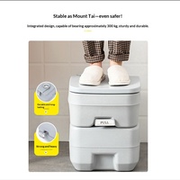Toilettes mobiles de camping portables en PE, économiques en eau, pour l'extérieur, idéales pour les voyages, en vente