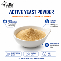 Poudre de levure active directe d'usine, additif alimentaire à haute activité adapté à la volaille, au bétail et aux animaux aquatiques
