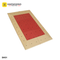 Reductor de Velocidad de Alta Calidad Hengxing SH31, Cojín de Advertencia de Seguridad Vial, Reductor de Velocidad de Goma Grande, Duradero, Rojo y Blanco