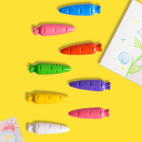 Crayons de peinture populaires pour enfants, formes et motifs personnalisés, couleurs sans bavure, faciles à nettoyer, crayons pour l'apprentissage des tout-petits