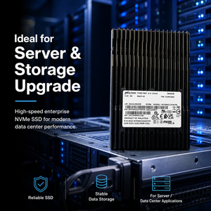 Pour Micron 7450 PRO 3.84TB Enterprise SSD U.3 PCIe4.0 NVMe MTFDKCC3T8TFR Disque SSD pour serveur - Product Image 3