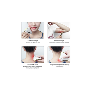 Strumento di sollevamento per il dimagrimento del <span class=keywords><strong>viso</strong></span> di alta qualità a forma triangolare elettrico Gua Sha collo facciale raschietto per il corpo strumento dispositivo di bellezza - Product Image 4