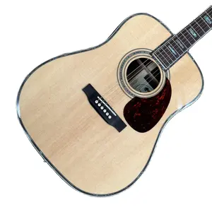 D45 de marque Martn vente en gros de touche de guitare acoustique faite à la main de 41 pouces caractéristiques de la technologie EQ guitare de couleur bois