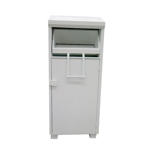 Weatherproof Powder coated Steel Metal clothing recycling bins for sale Shoes clothing donation bin