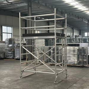 Échafaudage mobile en aluminium RAPID 6m 10m 12m, réglable pour la construction, échafaudage multifonctionnel en aluminium <span class=keywords><strong>à</strong></span> <span class=keywords><strong>vendre</strong></span> - Product Image 3
