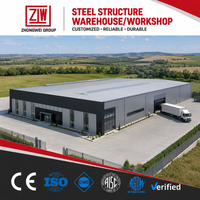 Nave Industrial/Almacén de Acero Prefabricado ZW Ultimate Modern, Resistente a la Intemperie