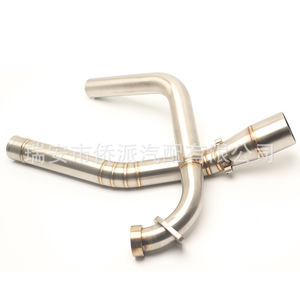 Tuyau d'échappement intermédiaire pour moto Yamaha, diamètre 10 mm, en acier inoxydable, avec isolation thermique, pour usage touring - Product Image 2