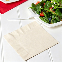 Serviettes de table blanches gaufrées sur mesure, pliage personnalisé, en vrac, très absorbantes, jetables, pour mariages, événements et traiteur