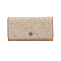 Dompet Wanita Kulit Asli Motif Cetak 2026 Tas Clutch OEM Tempat Kartu Gaya Multifungsi Dompet Panjang Wanita