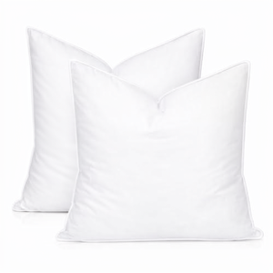 Housse de coussin carrée en velours de luxe tendance, lavable, couleur unie, douce, alternative au rembourrage, pour la maison - Product Image 1