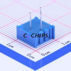 ตัวต้านทาน3386P-1-504LF ปรับได้/โพเทนชิโอมิเตอร์ผ่านชิ้นส่วนรู (THT)-3P, ตัวต้านทาน9.5X9.5มม. 500Kohm 10% - Product Image 2