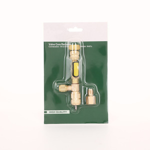 Extracteur de valve en cuivre pur, connexion 1/4 ou 5/16, outil de réfrigération de haute qualité - Product Image 1