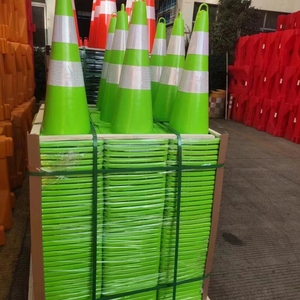 DingTian Semaforo a Cono 700MM <strong>Orange</strong> Reflective Portable PVC 70cm Traffic Warning Facilities Road <strong>Cone</strong> - Product Image 4