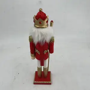 Christmas Gift Nutcracker Guard Ornaments Decoration Home Desktop Ceramic Ornaments Gifts