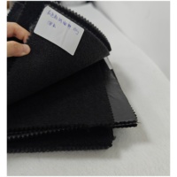 Tissu en feutre polyester non tissé aiguilleté Qianxi 100m - Tissu brossé suédé anti-huile, résistant à l'abrasion et aux déchirures, doux