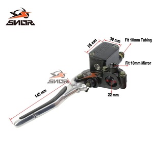 Levier d'embrayage et pompe de frein pour guidon de scooter moto SNOR pour <span class=keywords><strong>Yamaha</strong></span> Aerox YQ50 <span class=keywords><strong>MBK</strong></span> <span class=keywords><strong>Nitro</strong></span> - Product Image 4