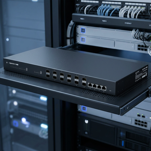 สวิตช์กิกะบิตไฟเบอร์จัดการ12F กับพอร์ต RJ45 SFP ที่มีเวลาแฝงต่ำ - Product Image 4