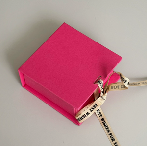 Exquisite Pink Embossed Jewelry Box with Ribbon Detail A Minimalist Packaging Solution for Fine <b>Rings</b> Earrings Bracelet - Product Image 4