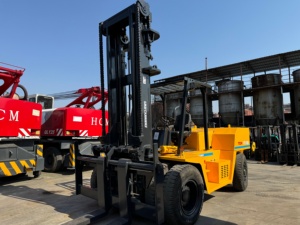 <b>Used</b> Vigoshop TCM FD160 16 Ton Forklift with Diesel Engine Solid Tires Two/Three Stage Mast Good Condition High Quality for Sale - Product Image 6
