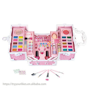 EPT New Fashion Pink Cosmetic Beauty Doll Set Atacado Meninas Maquiagem Cosméticos Setcase Toy para Crianças - Product Image 4