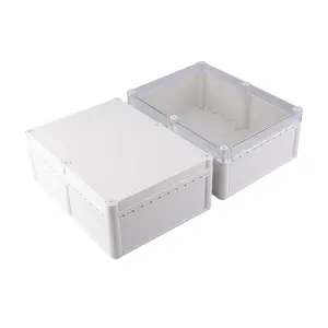 Waterproof junction box diy electrical box abs plastic transparent cover ip68 industrial instrument enclosures 268*198*102mm