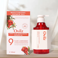 Lotion pour le corps et gel douche éclaircissants biologiques de marque privée lait hydratant éclaircissant le teint avec des acides aminés nettoyant pour le corps
