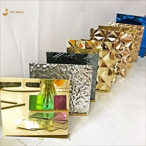 EX191 Customized 201 304 Embossed Stainless Steel <b>Plate</b> Rose Gold Bending Hotel <b>Wall</b> Decorative Sheet 0.5-0.8mm Thickness - Product Image 1