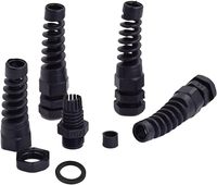 Venta al por mayor M20 M22 IP68 Flexible alivio de tensión espiral prensaestopas Protector de nylon impermeable prensaestopas certificado Rohs