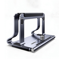 Support vertical réglable pour ordinateur portable UGREEN LP991 en aluminium 2 en 1, pour ordinateur portable, tablette et autres appareils jusqu'à 16 pouces