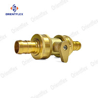 Adaptateur de tuyau d'eau de jardin en laiton femelle à femelle raccord rapide raccords de connecteur de robinet