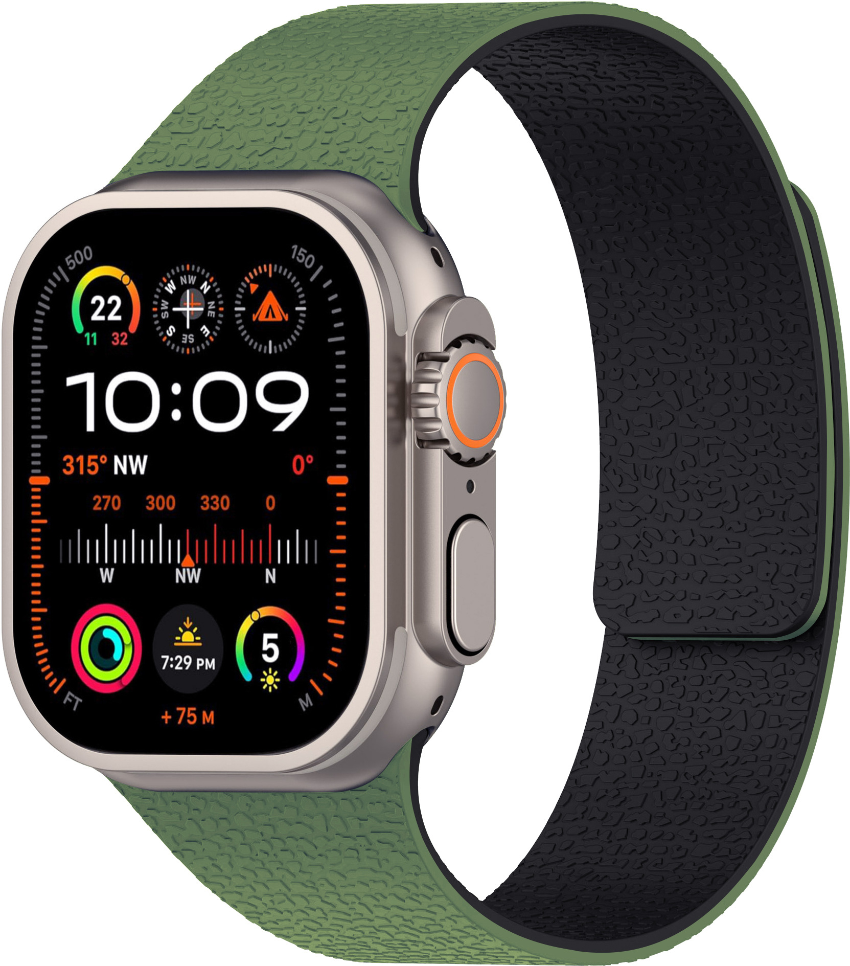 Dark Green + Black