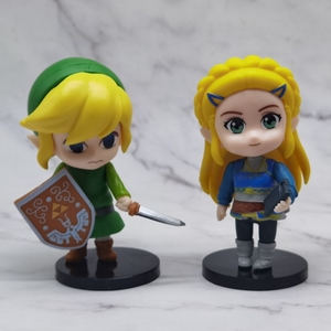 لعبة كرتونية يابانية 6-شخصيات لعبة Pvc بالجملة شخصيات شخصيات شخصيات حركة Zelda - Product Image 4