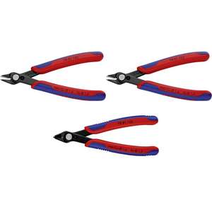 Knipex Super-Knips 78 81 125 Alicates de corte diagonal de 125 mm para electrónica y mecánica de precisión con corte biselado - Product Image 1