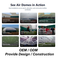 Dôme sportif intelligent de conception indépendante pour terrains de tennis, pickleball, aquariums, piscines, terrains de basketball et divers sports