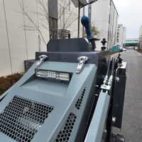 Mini-chargeuse sur chenilles flexible, chargeuse compacte diesel avec certification EPA Euro5 pour la manutention des matériaux forestiers