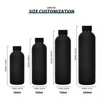 Offre Spéciale 500ml tasse réutilisable flacons sous vide de qualité alimentaire bouteille d'eau isolée sous vide en acier inoxydable