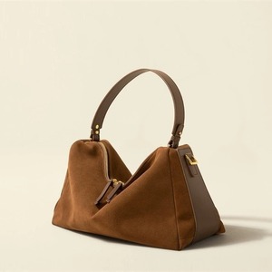Sacs à bandoulière de luxe en cuir véritable et daim pour femmes 2026 – <span class=keywords><strong>Sac</strong></span> Hobo rétro grande capacité en daim et cuir de vachette – Sacs à main et <span class=keywords><strong>cabas</strong></span> bandoulière - Product Image 2