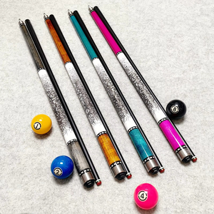 Queue de billard personnalisée à joint central, 1 ou 2 brins, pour billard à neuf boules, en fibre de carbone, érable et acier inoxydable, légère, 20 - Product Image 1